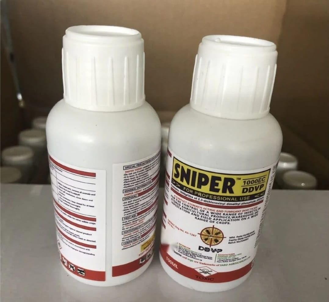 Sniper Roach Killer — Fast‑Acting Indoor & Outdoor Insect Spray — Effective vs Roaches, Flies, Spiders & Ants — 100 mL Bottle